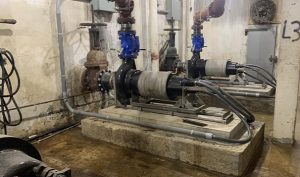Installation of Two Submersible Dry Pit Solids Handling Sewage Pumps at Well Well Station for Local New York Municipality